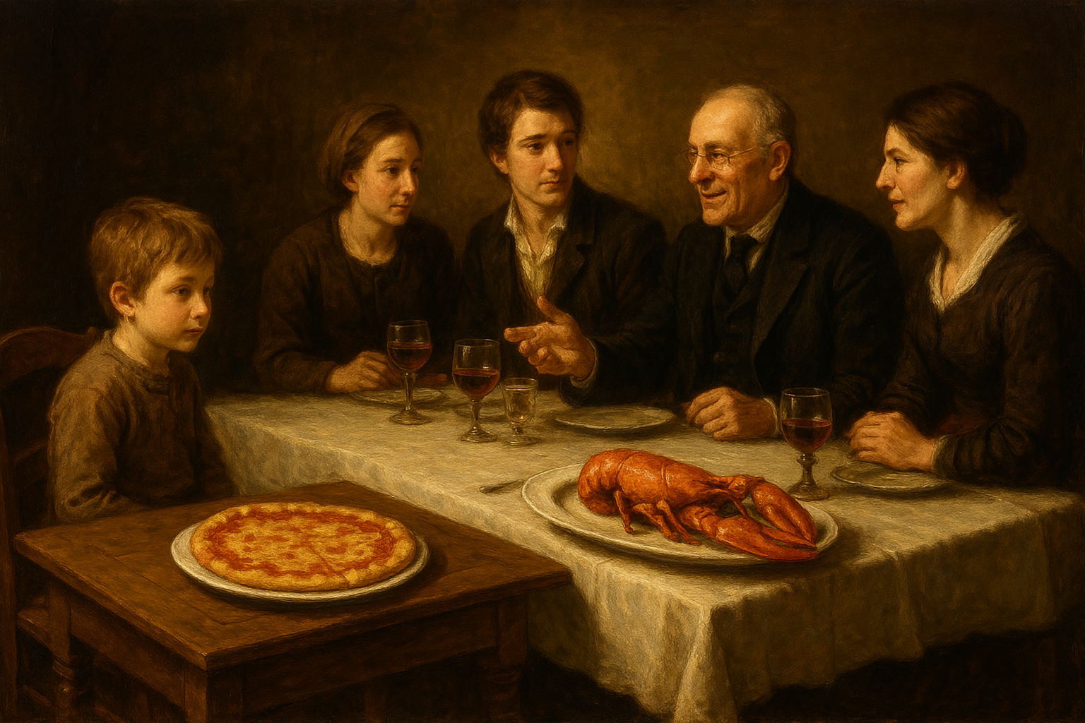 La mesa de los mayores